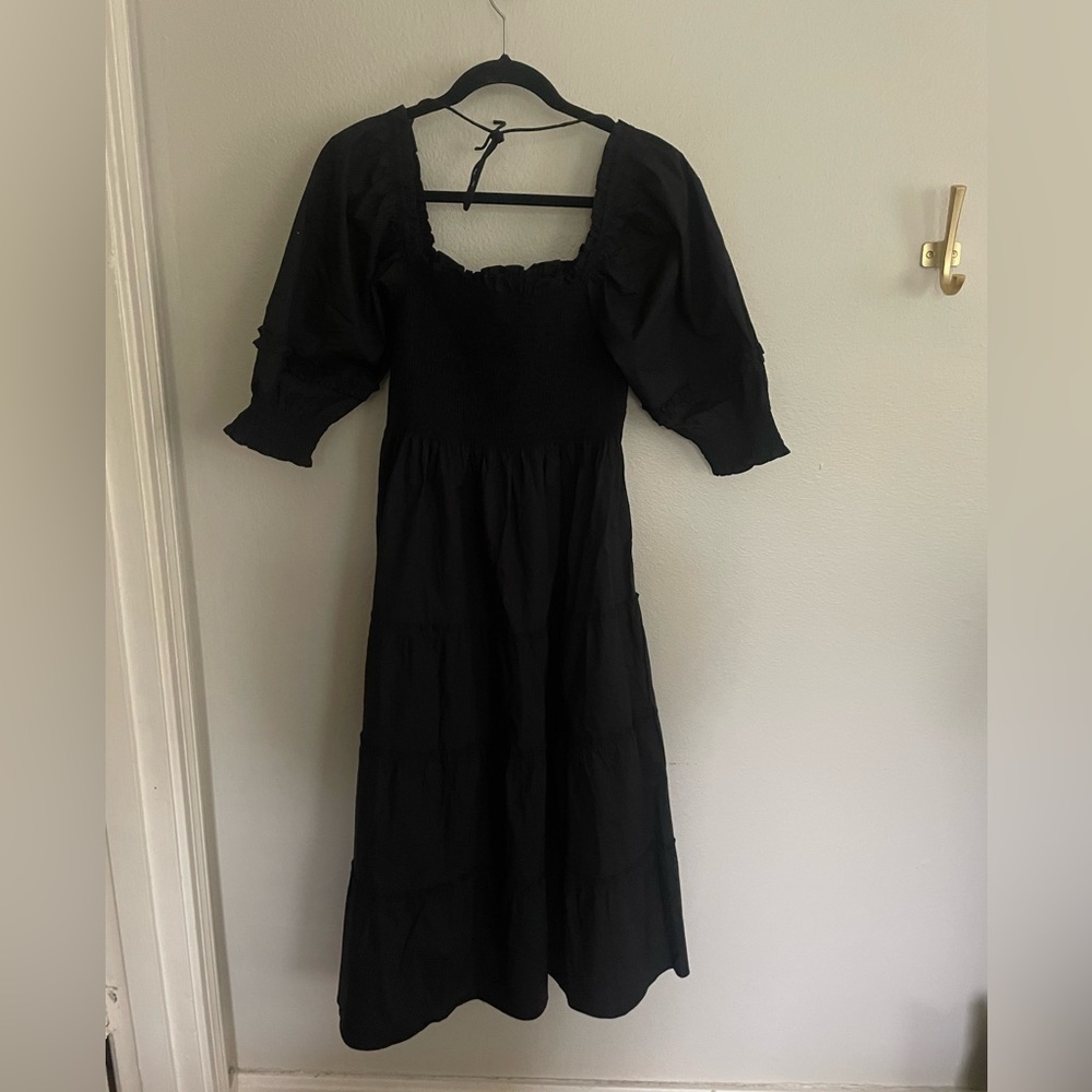 NWT - medium black Hill House Nesli Nap Dress